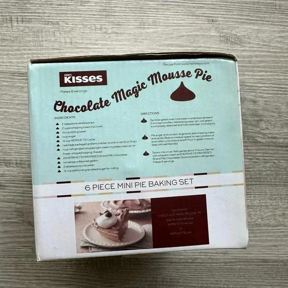 Kisses 6 PIECE MINI PIE BAKING SET - Picture 4 of 5